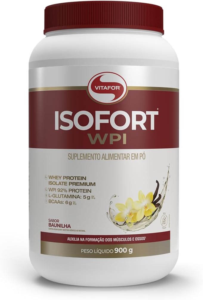 Melhor Whey Protein Isolado: Top 10 Melhores em 2025 Vitafor Isofort 1