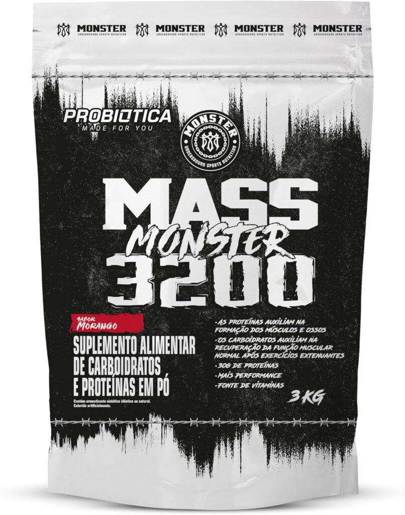 Melhor Hipercalórico: Os 10 Melhores em 2025 Probiotica Mass Monster 3200 1