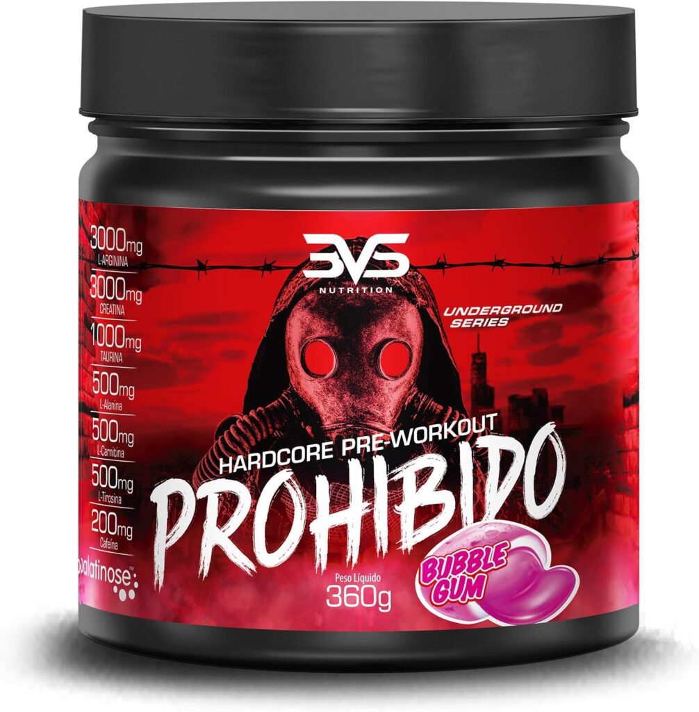 Melhor Pré-Treino: Top 10 Melhores em 2025 3VS Nutrition Prohibido 1